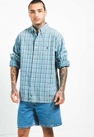 VINTAGE 80S CLASSIC POLO RALPH LAUREN SHIRT / S5209