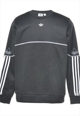 VINTAGE ADIDAS PLAIN SWEATSHIRT - XL