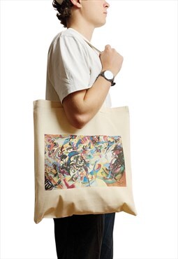 Kandinsky Composition VII Famous Abstract Art Tote Bag
