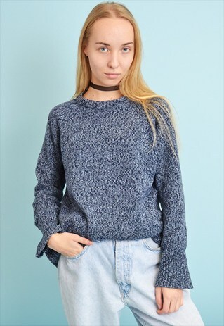 90'S MONOCHROME MINIMALIST OVERSIZED KNITTED JUMPER TOP