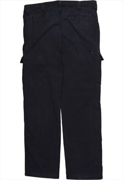 Wrangler 90's Cargo Pockets Trousers / Pants 36 Black