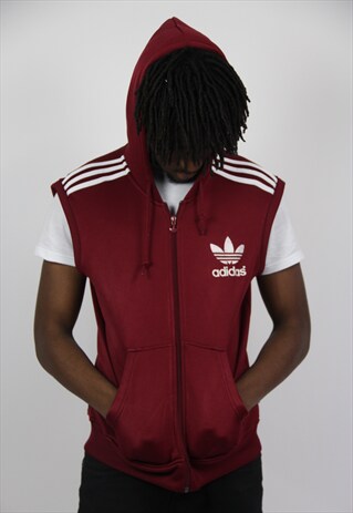 VINTAGE ADIDAS SLEEVELESS JACKET