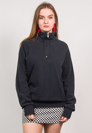 HUGO BOSS QUARTER ZIP SWEATSHIRT SWEATER