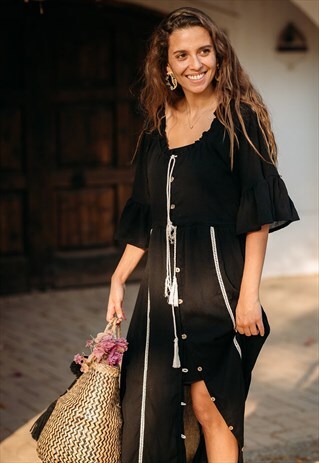 BLACK LOTUS DRESS