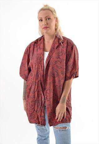VINTAGE PATTERN SHIRT GSS1438