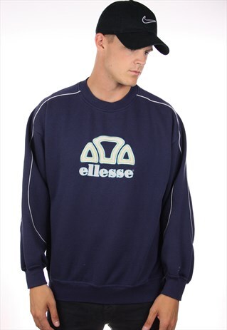 VINTAGE ELLESSE BIG LOGO SWEATSHIRT JUMPER
