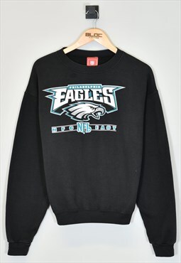 Vintage Women's Philadelphia Eagles Sweatshirt Black XSmall