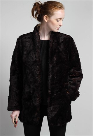 VINTAGE FAUX FUR JACKET