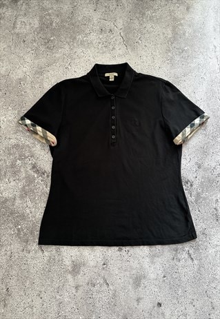 Burberry Black Polo Shirt