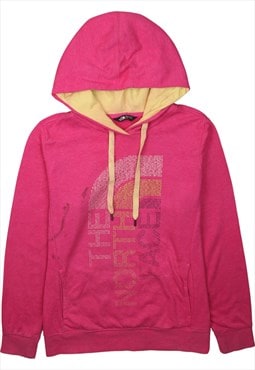 Vintage 90's The North Face Hoodie Spellout Pullover Pink