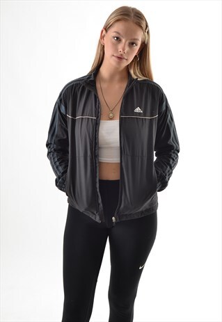 BLACK ADIDAS TRACK JACKET GTJ3927