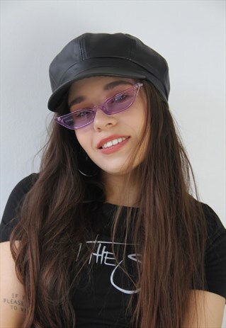 90'S CAT EYE SUNGLASSES PURPLE