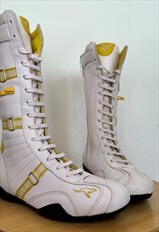 Y2K Vintage Deadstock Lace up Boxer Boots