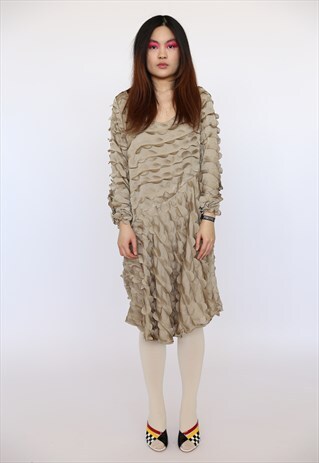 BEIGE DRESS