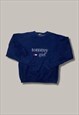 vintage blue embroidered tommy hilfiger girl large jumper