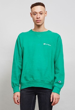 APPLE GREEN 80'S VINTAGE CHAMPION SWEATER