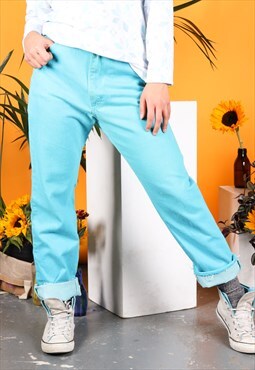 Vintage Lee Mom Jeans in Blue Denim