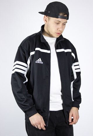 VINTAGE MENS ADIDAS 3-STRIPES TRACK TOP JACKET