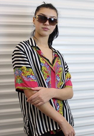SILK GIANNI VERSACE VERSATILE SHIRT BUTTON UP