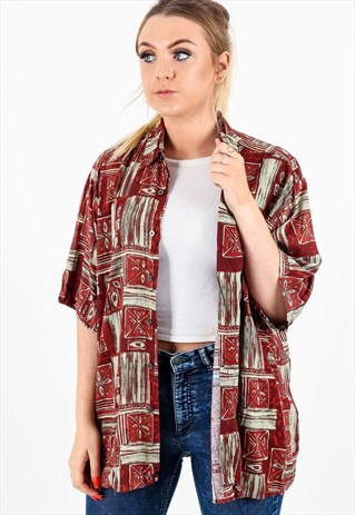 VINTAGE PATTERNED SHIRT S478