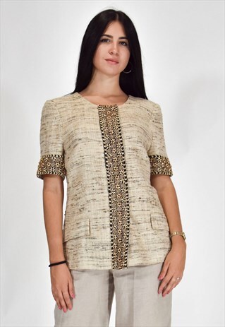VALENTINO ATELIER ELEGANT JACKET BEIGE