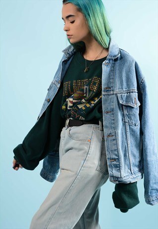 VINTAGE OVERSIZED DENIM JACKET