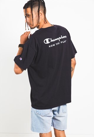 VINTAGE 90S CHAMPION SPORT T-SHIRT / S3386