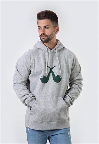 GRAY PIPAS CLOTH SWEATSHIRT