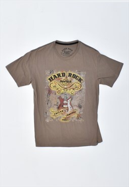 Vintage 90's Hard Rock Cafe Dubai T-Shirt Top Khaki