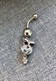 OWL NAVEL BAR / BODY JEWELLERY