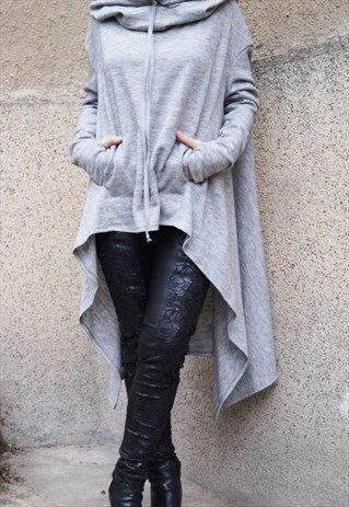 MAXI HOODIE/CARDIGAN/LOOSE/TRENCH COAT/PONCHO/F1568
