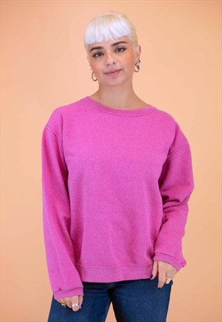 hot pink sweatshirt