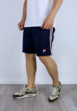 VINTAGE FILA THREE STRIPES SHORTS