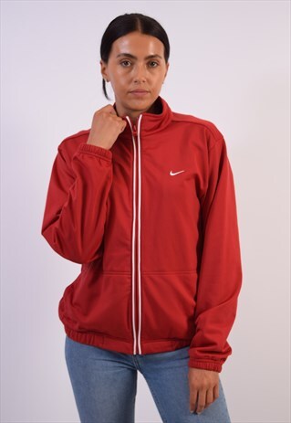 VINTAGE NIKE TRACKSUIT TOP JACKET RED