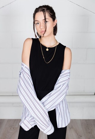 VINTAGE TOMMY HILFIGER STRIPED UNISEX SHIRT