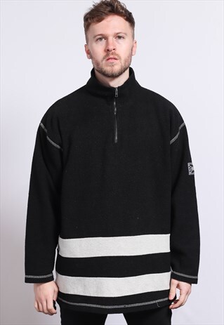 VINTAGE HALF ZIP FLEECE TOP