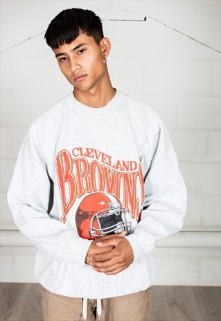 VINTAGE CLEVELAND BROWNS AMERICAN FOOTBALL SWEATSHIRT