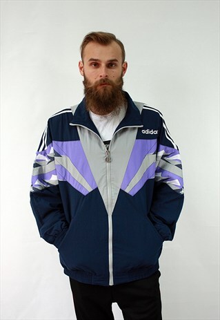 VINTAGE 90'S ADIDAS PANELLED TRACKSUIT WITH POCKETS