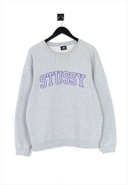 STUSSY Buggy Fit Logo Sweatshirt Jumper Size M