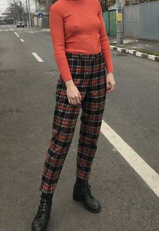 90S HIGH WAISTED TROUSERS
