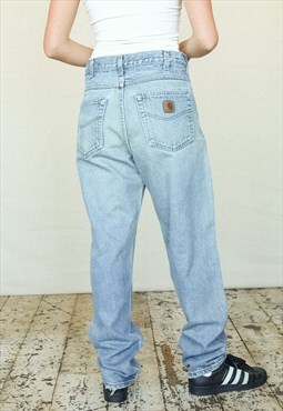 Vintage Carhartt Jeans Women's Mid Blue