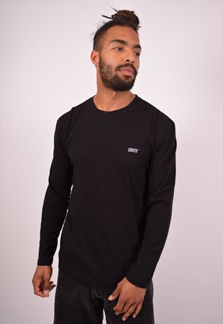 VINTAGE LEVI'S TOP LONG SLEEVE BLACK