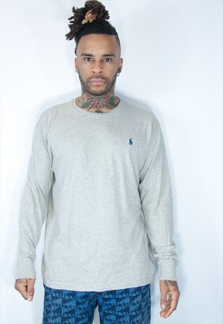 THIN RALPH LAUREN COTTON SWEATSHIRT
