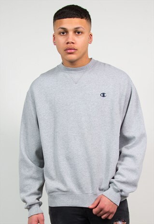 VINTAGE CHAMPION 90'S GREY SWEATSHIRT