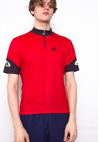 VINTAGE 90S ADIDAS BIKING TOP