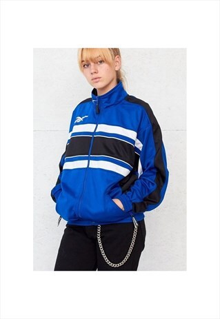 reebok jacket vintage blue