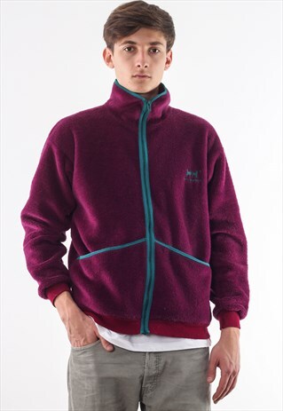 VINTAGE HELLY HANSEN FULL ZIP JACKET 90S PURPLE