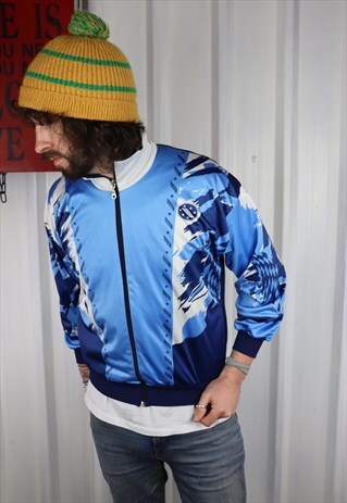 VINTAGE 90'S HEAD OVERSIZED TRACK JACKET , LARGE