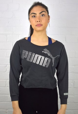 VINTAGE 90'S PUMA CROPPED SWEATSHIRT