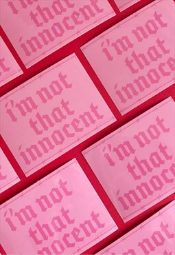 Not That Innocent Pink Sticker